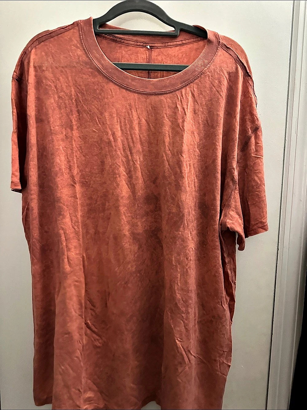 Lululemon Short-Sleeve Shirt Orange